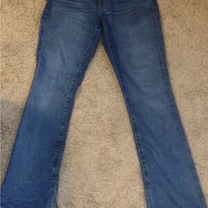 Express Women's Slit Flare Jeans